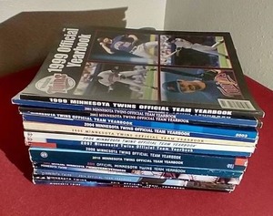 lot 111 image: (16) Different Minnesota Twins Yearbooks