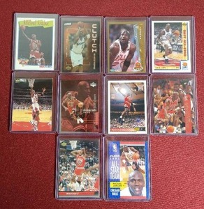 lot 113 image: (10) Michael Jordan Cards