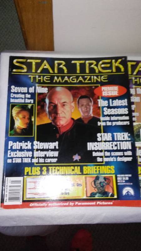 (5) Star Trek- The Magazine, (3) Buffy,  (7) Marvel