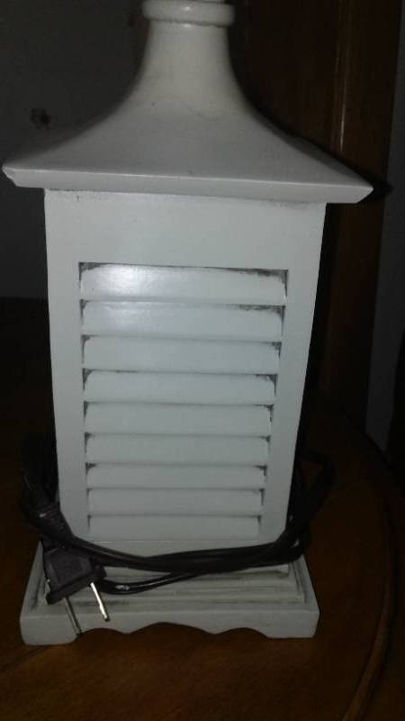 Wood Base Lamps (2)