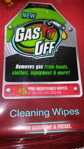 Gas Off Wipes