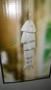 Fishbone Windchime, New in box.
