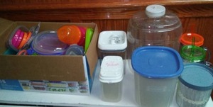 Plastic Storage Containers and covers