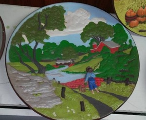 4 Platters Wall Dcor