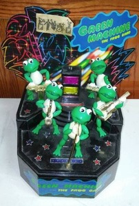 The Green Machine Frog Band.