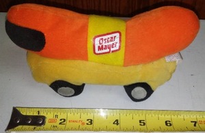 Oscar Mayer Weiner Bun Car, Plush.