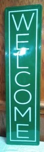 Metal Welcome Sign