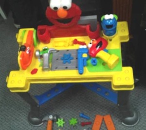 Sesame Street Kids Workbench And Tools