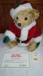 Danbury Mint, Santa Bear, By Steiff