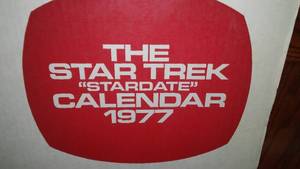 The Star Trek Star Date Calendar 1977 Factory Box And More