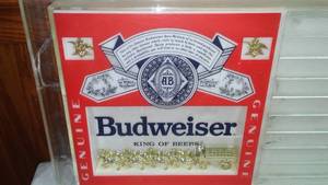 Budweiser Information Sign