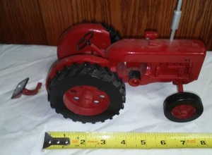 Hand Made All Wood IH Tractor.