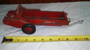 Vintage Metal McCormick Manure Spreader.