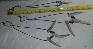 (3) Antler Necklaces.