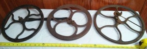 Cast Treadle Sewing Machine Wheels � (3)