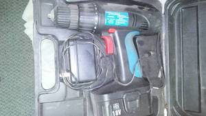 18 Volt Battery Drill In Case.