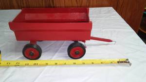 Hand Made Wood Grain Cart Wagon.