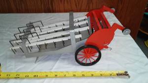 Hand Made Wood Hay Wagen