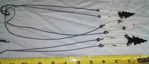 (3) Arrowhead Style Necklaces.