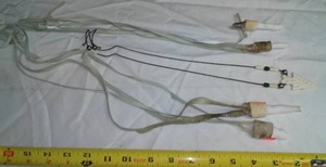 (4) Leather Necklaces And Accents & (1) Arrowhead Style Necklace