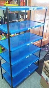 Metal Raid Off Display Shelf- Sturdy