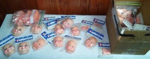 Doll Faces And Hands By FCM.