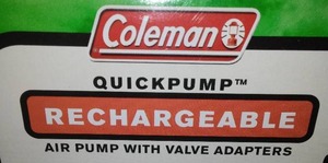 Coleman Rechargeable Pump.