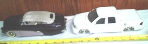 (2) Low Riders 124 Scale, 50 Merc, DUB CITY Pickup