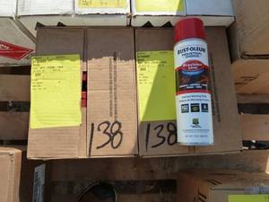 lot 138 image: Rust Oleum Industrial Paint Red