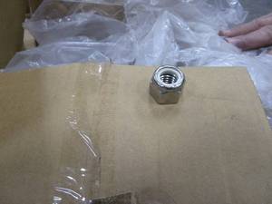 lot 63 image: Stainless Steel Nylon Nuts 58