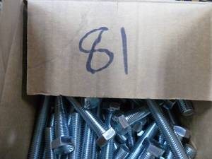 lot 81 image: Hex Bolts 34