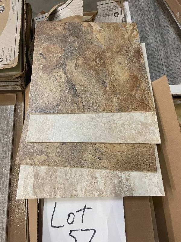 150 SF of Glue Down High end tile -  Congoleum