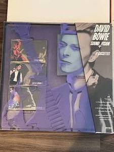 lot 21 image: Lot of 11 Records (The Beatles, the Beach Boys, and More) & David Bowie CD and 3-Piece Cassette Set