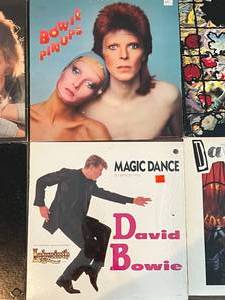lot 23 image: Lot of (12) Records David Bowie, The Beatles, Rocky Horror Picture Show, and More