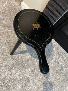 lot 40 image: Black-Wood Milk Stool