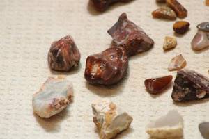 lot 123 image: MN Lake Superior RawPolished Agate Mix Lot - 14oz