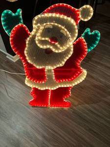 lot 131 image: Vintage Light-Up Santa