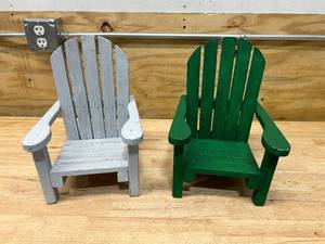 Lot of 2- Miniature Decorative Chairs