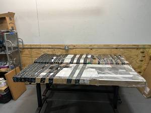 DHP Lot of 2- Tokyo Metal Platform Bed with Classic Finial Post Headboard and Footboard