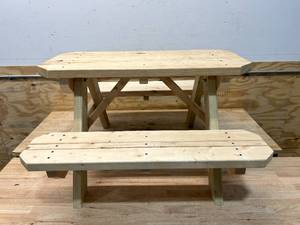 Kids Size Wood Picnic Table