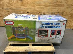 LITTLE TIKES 7 Climb N Slide Trampoline