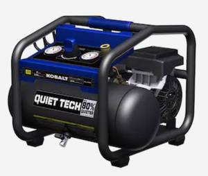 KOBALT QUIET TECH 2-Gallon Single Stage Portable Corded Electric Hot Dog Air Compressor