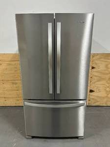 WHIRLPOOL 25.2-cu ft French Door Refrigerator with Ice Maker (Fingerprint Resistant Stainless Steel) ENERGY STAR