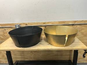 Lot of 2- Decorative Tins