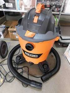 lot 40 image: RIDGID 16 Gallon 5.0 Peak HP NXT WetDry Shop Vacuum with Filter, Locking Hose and Accessories