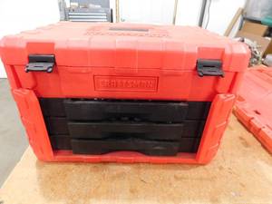 lot 72 image: Craftsman Tool box with some tools
