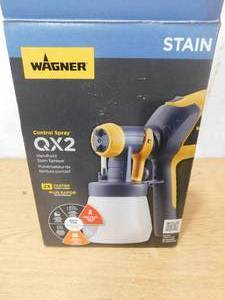 lot 92 image: Wagner Control Spray QX2 Corded Electric Handheld HVLP Paint Sprayer (Compatible with Stains)