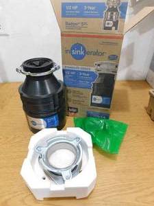 lot 115 image: InSinkErator Badger 5XL Non-corded 12-HP Continuous Feed Garbage Disposal