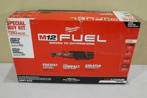 lot 9 image: Milwaukee M12 Fuel 38 High Speed Ratchet Kit