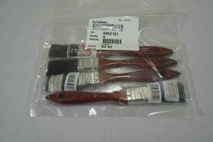 lot 23 image: Four 1 China Bristle Paint Brushes